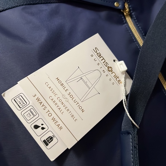 Samsonite Mobile Solution Classic Convertible Carryall, Navy Blue - Picture 5 of 6